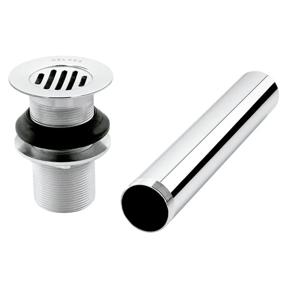 TH-059 CONTRA PARA LAVABO DE REJILLA SIN REBOSADERO CROMO para Ropa de Color