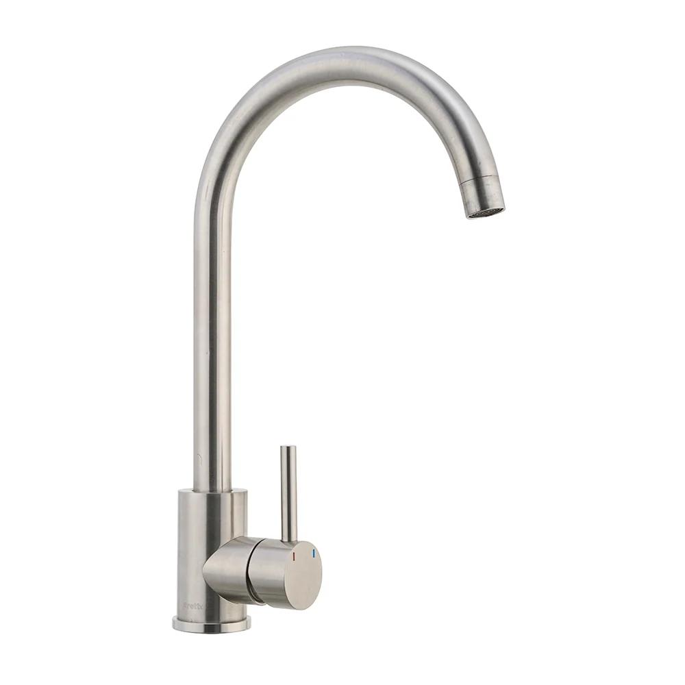 Antibacteriano Premium Monomando Lavaplatos Fiorenzo Inox Satinado