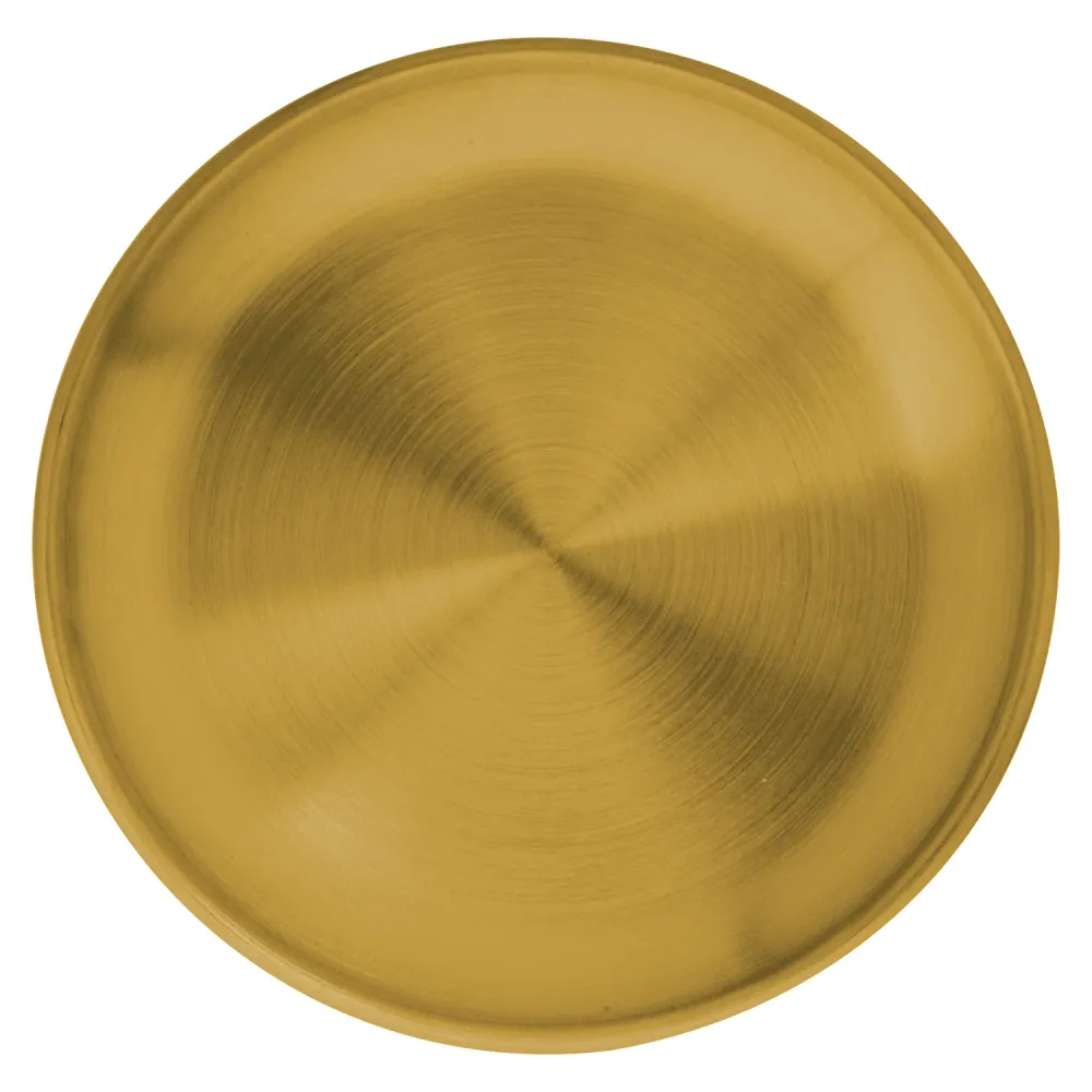 Plato Coupe 26 cm Acero Inoxidable Color Oro Urban para Vajilla Delicada