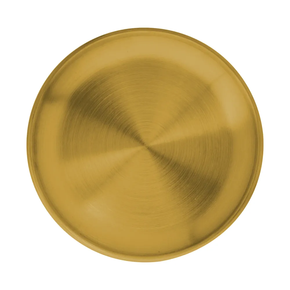 Plato Coupe 23 cm Acero Inoxidable Color Oro Urban Pack de 6 Unidades