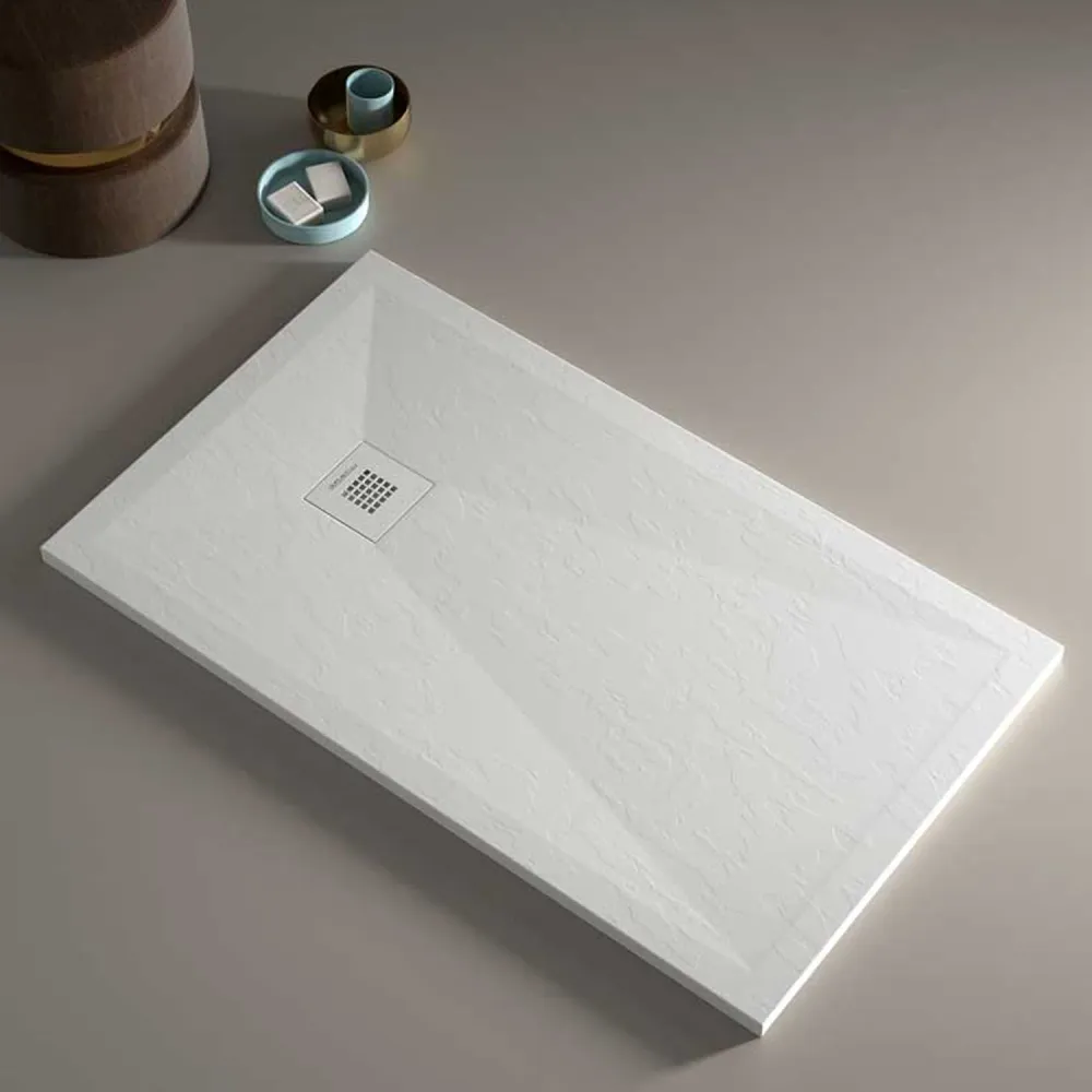 Plato de ducha de resina modelo Plus 70x120cm blanco pizarra