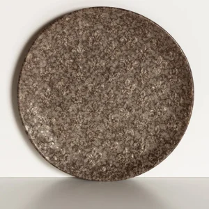 Plato llano Firenze marrón Ø26.7 cm
