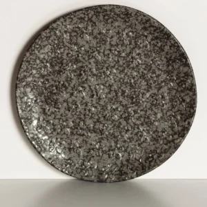 Plato llano Firenze negro Ø26.7 cm